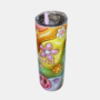 Bedrukte Tumbler 20 oz met vrolijke Smiley design en rietje