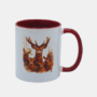 Bedrukte Keramische mok met moeder Hert en kalfjes voor koffie en thee