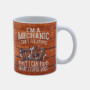 Bedrukte keramische mok met unieke print I'M A Mechanic, 330 ml, sublimatie