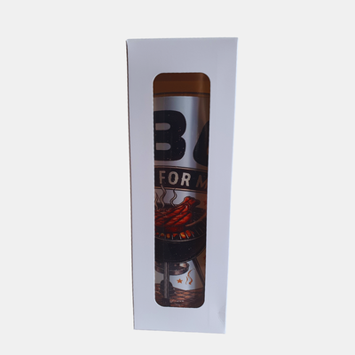 Wit doosje met venster voor de bedrukte Tumbler