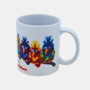 Bedrukte keramische mok met unieke print met Vreemde Vogels en Quote Relax, 330 ml, sublimatie