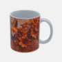 Bedrukte keramische mok met unieke print met Vosje met bloemen, 330 ml, sublimatie