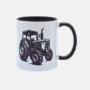 Bedrukte keramische mok met unieke print van een Tractor, 330 ml, sublimatie