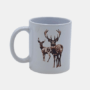 Bedrukte keramische mok met unieke print met Herten, 330 ml, sublimatie